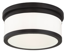 Livex Lighting 65502-07 - 2 Light Bronze Ceiling Mount