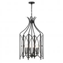 Savoy House 3-6802-6-188 - Enclave 6-Light Pendant in Black Tourmaline