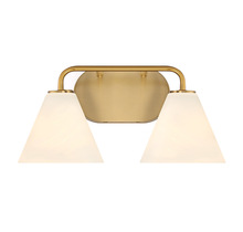 Savoy House 8-2988-2-322 - Blair 2-Light Bathroom Vanity Light in Warm Brass