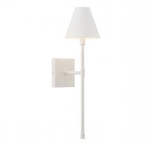  9-5201-1-83 - Jefferson 1-Light Wall Sconce in Bisque White