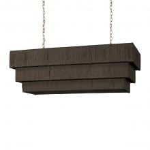 Palecek 2080-79 - Everly Rectangular Chandelier Espresso