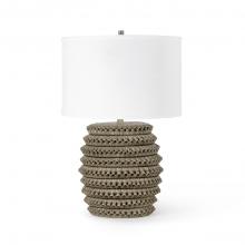 Palecek 2660-61 - Kenis Braided Table Lamp Grey