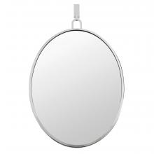 Varaluz 4DMI0112 - Stopwatch 22x30 Oval Powder Room Mirror - Polished Nickel