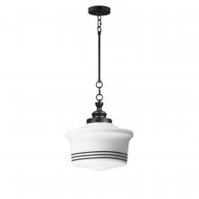 Maxim 21534WTBK - Eureka-Single Pendant