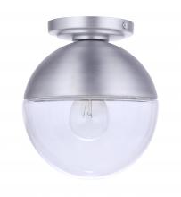 Craftmade ZA3417-SA - Evie 1 Light Outdoor Flush Mount in Satin Aluminum