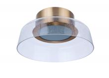 Craftmade 55180-SB-LED - Centric 10.5" LED Flushmount in Satin Brass