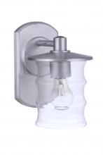 Craftmade ZA3614-SA - Canon 1 Light Medium Outdoor Wall Lantern in Satin Aluminum