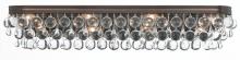 Crystorama 134-VZ - Calypso 8 Light Crystal Teardrop Vibrant Bronze Sconce