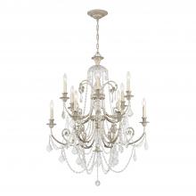 Crystorama 5119-OS-CL-SAQ - Regis 12 Light Spectra Crystal Olde Silver Chandelier