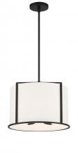 Crystorama CAR-9204-BK - Carlyn 4 Light Black Mini Chandelier