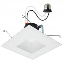 Satco Products Inc. S11885 - Field Selectable LED Downlight Retrofit; Deep Baffle; 8/10.5/13.5 Watts; 27K/30K/35K/40K/50K CCT;