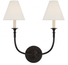 Visual Comfort & Co. Signature Collection TOB 2451AI-L - Piaf Double Sconce