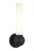 Matteo Lighting S00601MB - 1 LT 15.1"H "PIERCE" MATTE BLACK WALL SCONCE