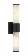 Matteo Lighting S01412MB - 2 LT 18"H "LONDON" MATTE BLACK WALL SCONCE E26 LED 10W