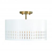 Capital 250231AW - 3-Light Semi-Flush