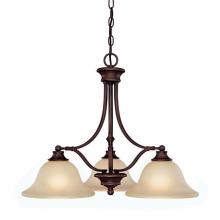 Capital 3413BB-259 - 3 Light Chandelier