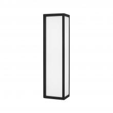 Capital 954721BK-LD - Integrated LED Outdoor Wall Lantern in Black with Painted White Glass