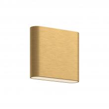 Kuzco Lighting Inc AT68006-BG - Slate 6-in Brushed Gold LED Wall Sconce