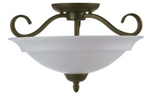 Revolution Lighting 6709VBA - Three Light Semi Flush