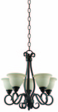 Revolution Lighting 6783VBT - Five Light Chandelier