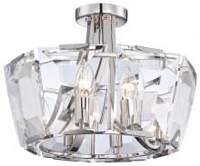 Minka Metropolitan N6987-613 - Castle Aurora - 8 Light Semi Flush