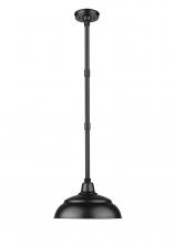 Millennium UW14-SBL - R Series 1-Light Pendant light Satin Black