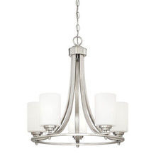 Millennium 7255-SN - Bristo 5-Light Chandelier Ceiling Light Satin Nickel