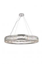 Elegant 2116G43C/RC - Cuvette 24 Light Chrome Chandelier Clear Royal Cut Crystal