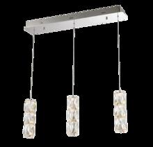  3500D3C - Polaris LED Light Chrome Pendant Clear Elegant Cut Crystal