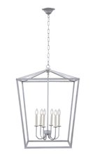 Elegant LD6008D24S - Maddox 6 light Vintage Silver pendant