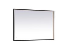 Elegant MRE62730BK - Pier 27x30 inch LED mirror with adjustable color temperature 3000K/4200K/6400K in black