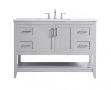 Elegant VF16048GR - 48 Inch Single Bathroom Vanity in Grey