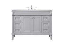 Elegant VF31848GR - 48 Inch Single Bathroom Vanity in Grey