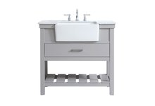 Elegant VF60136GR - 36 inch Single bathroom vanity in grey