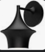 Alora Lighting WV523007MB - Emiko 7-in Matte Black 1 Light Wall/Vanity