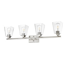 HOMEnhancements 70220 - Vivio Blair 4-Light Clear Glass Vanity - NK