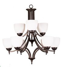 HOMEnhancements 17084 - Austin Upgrade 9-Light Chandelier - RB