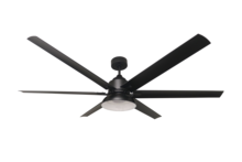 HOMEnhancements 21198 - 6-Blade 72" MB Fan MB Blades Damp 18W LED 3K