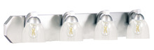 HOMEnhancements 19208 - Special Order 4-Light Contemporary Vanity - NK Clear Glass