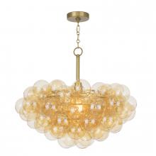 Regina Andrew 16-1044NB-AMB - Regina Andrew Bubbles Chandelier (Natural Brass