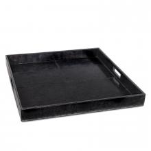 Regina Andrew 20-1507BLK - Regina Andrew Derby Square Leather Tray (Black)