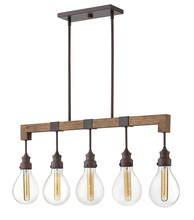 Hinkley 3266IN - Small Five Light Linear