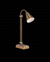 Currey 6000-0782 - Symmetry Brass Desk Lamp