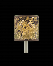 Currey 0900-0022 - Marble Green Paper Drum Chandelier Shade